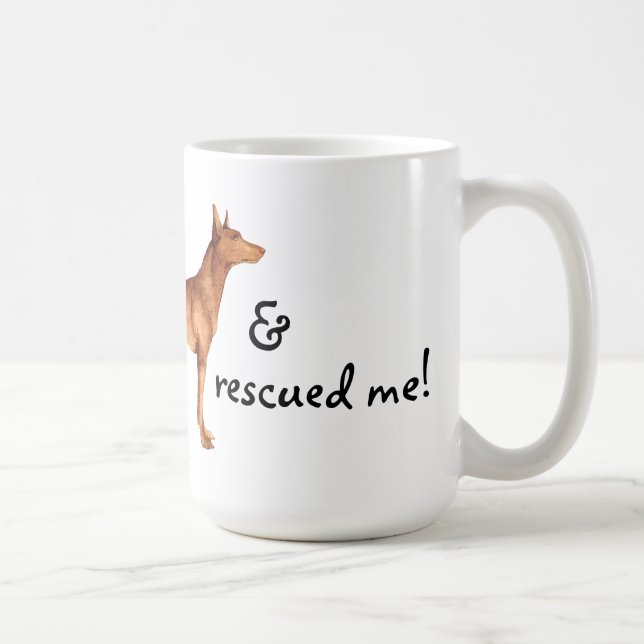 Rädding Pharaoh Hound Kaffemugg (Höger)