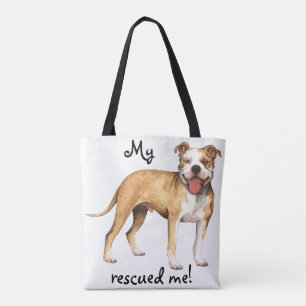 Rädding Pit Bull Terrier Tygkasse