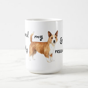 Rädding portugisiska Podengo Pequeno Kaffemugg