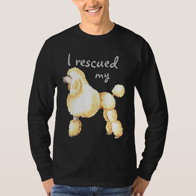 Rädding Pudel T-shirt (Framsida)