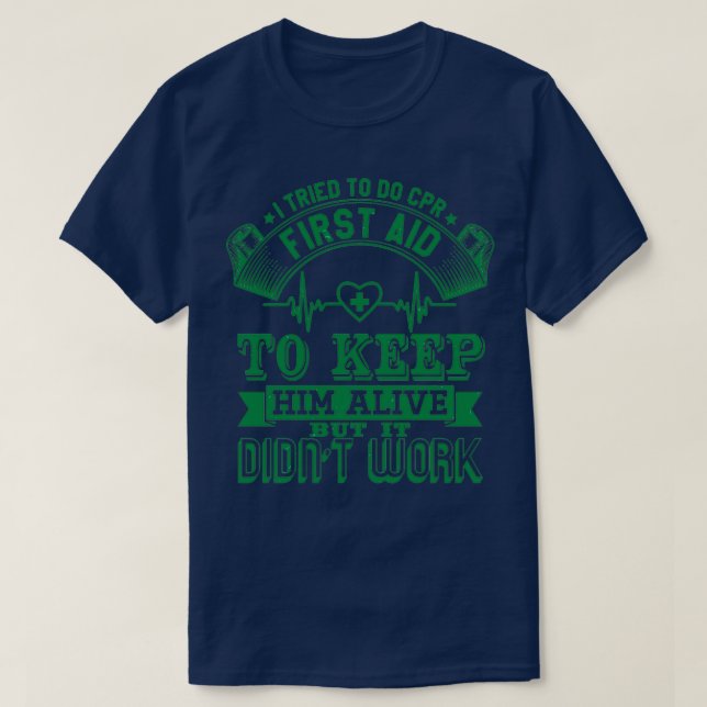 rädding-service sjukvårdare förstahandsassistent 2 t shirt (Design framsida)