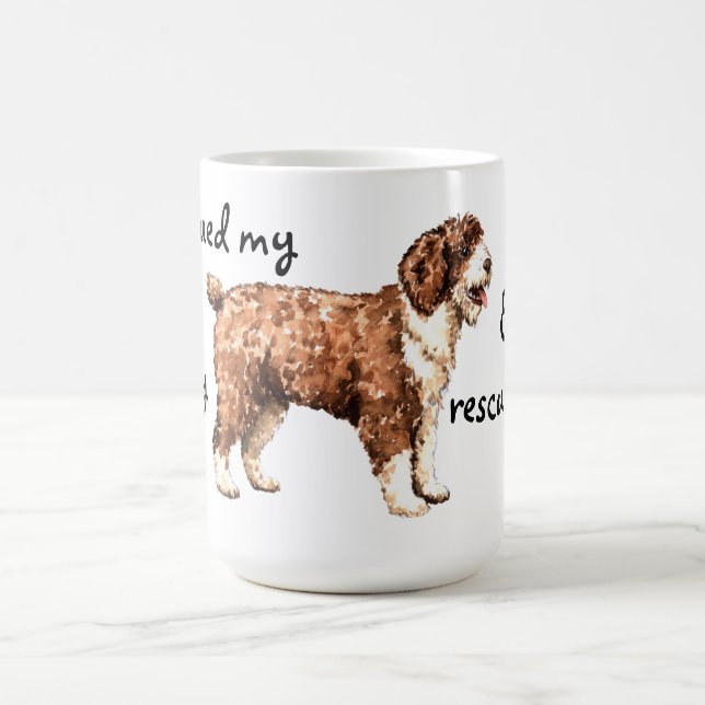 Rädding Spanien Vatten Hund Kaffemugg (Center)