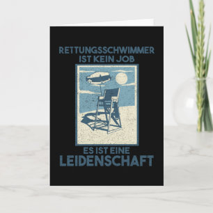 Rädding Swimmer Design Guard Beach Kort