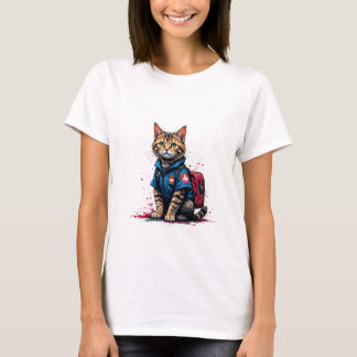 Rädding T-Shirt - Heroic Medical Cat
