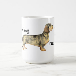 Rädding Wirehred Dachshund Kaffemugg