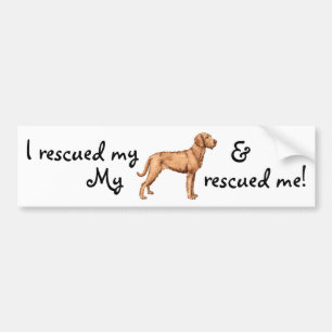 Rädding Wirehsted Vizsla Bildekal