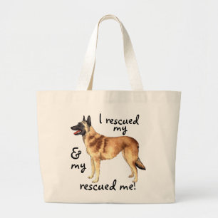 Räddingbelgare Malinois Jumbo Tygkasse