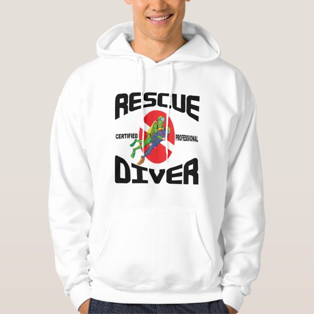 RäddingdykareT-tröja Sweatshirt (Framsida)