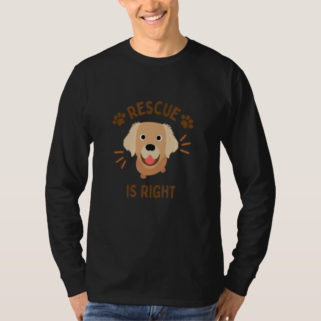 Räddingen för djurskydd - frivillig Hund Anta inte T Shirt (Framsida)