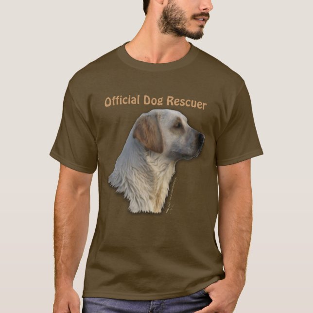 Räddingen för guldlab Retriever Hund-älskare Pet- Tee Shirt (Framsida)
