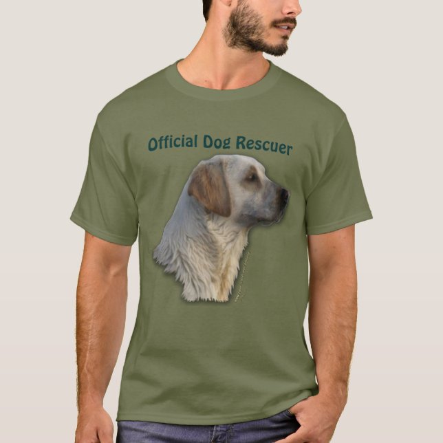 Räddingen för guldlab Retriever Hund-älskare Pet- Tee Shirt (Framsida)