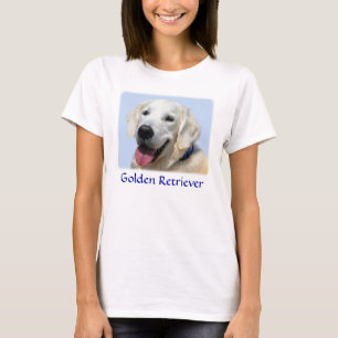 Räddingen Golden Retriever Pappa Puppy Hund Pappa Tee