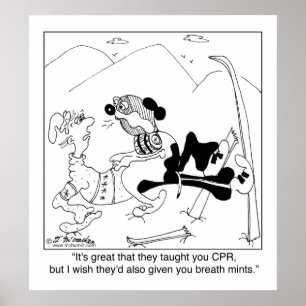 Räddingens Hund känner till CPR Poster