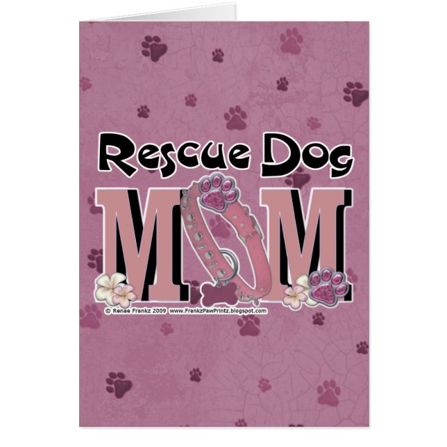 RäddinghundMAMMA Hälsningskort (Framsidan)