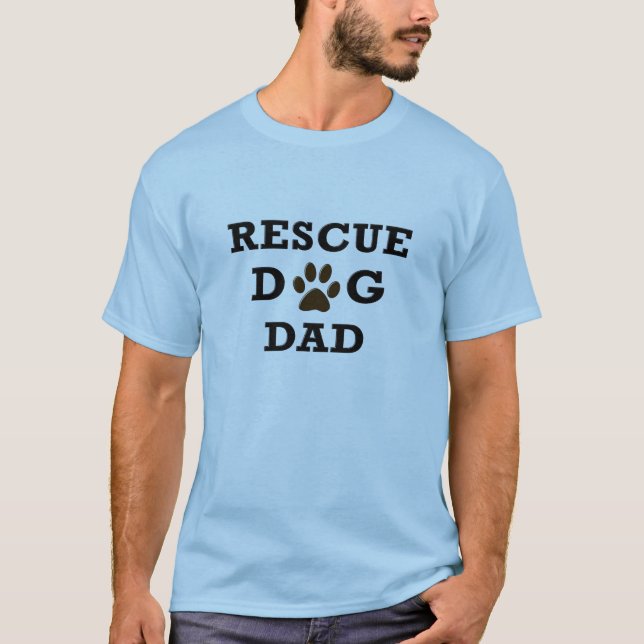Räddinghundpappa Tee Shirt (Framsida)
