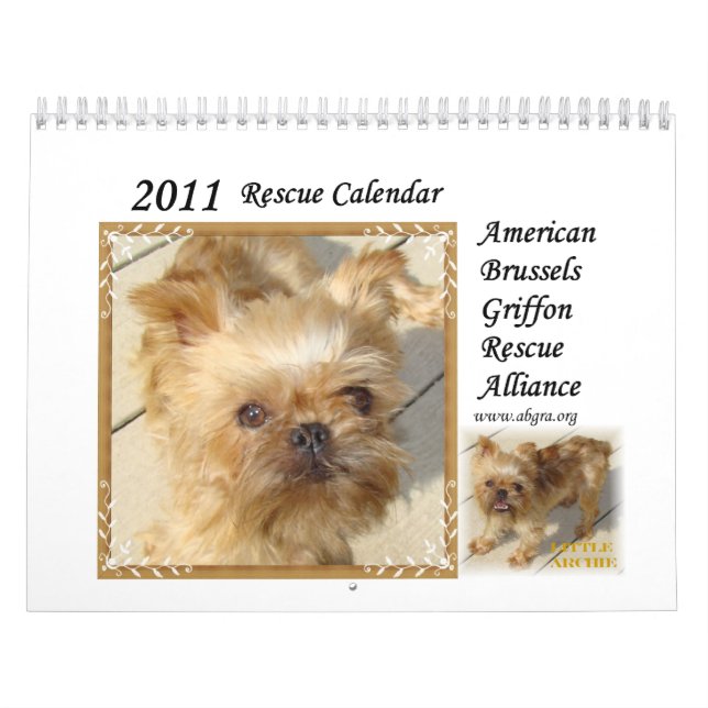 Räddingkalender för 2011 ABGRA Kalender (Omslag)