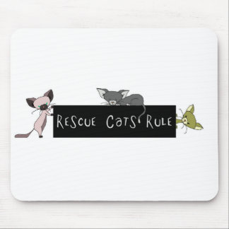 Räddingkatter härskar! musmatta