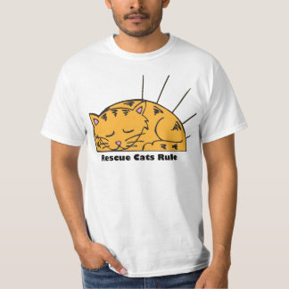Räddingkatter härskar utslagsplatsen tee shirt
