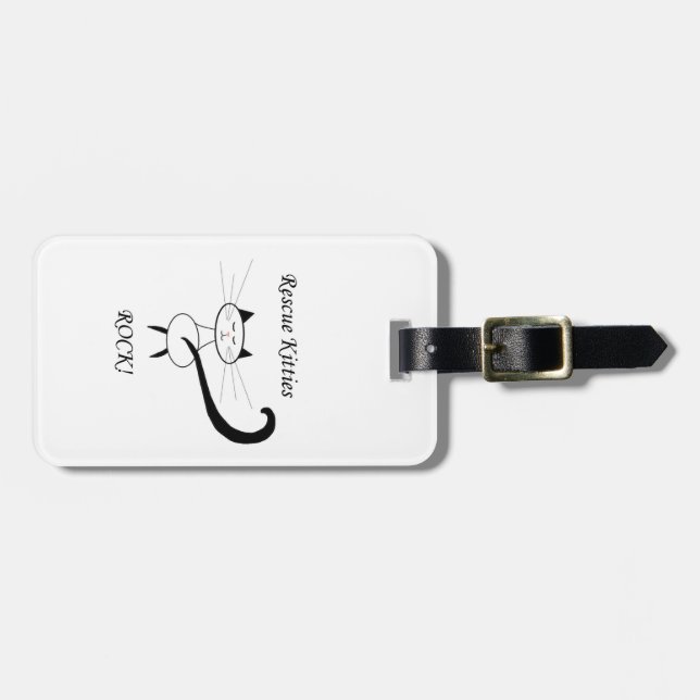 Räddingkattungesten! Bagagebricka (Horisontell Framsida)