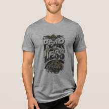 Räddlös Tiger Berg Motiverande Grafisk T-Shirt
