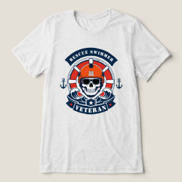 Räddningsdykare Veteran Marin Dödskalle T Shirt
