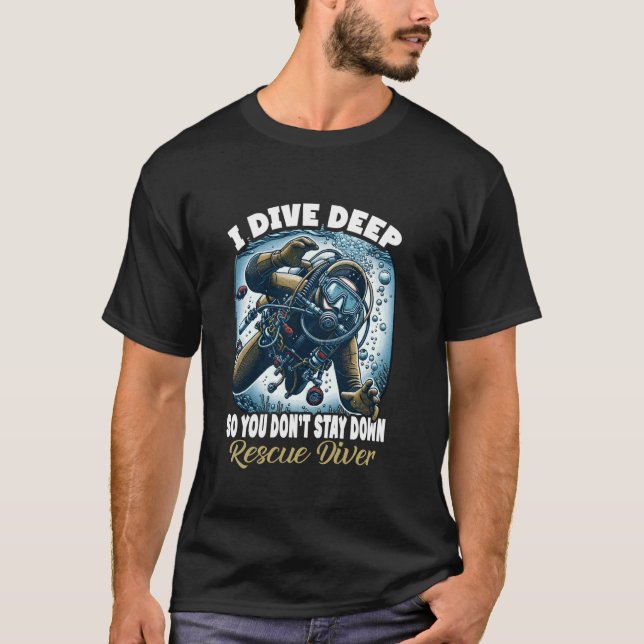 Räddningsdykning  1 t shirt (Framsida)