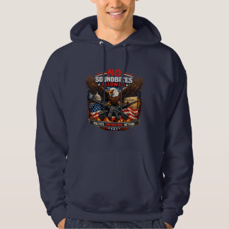 Räddningsfri modig amerikan hoodie