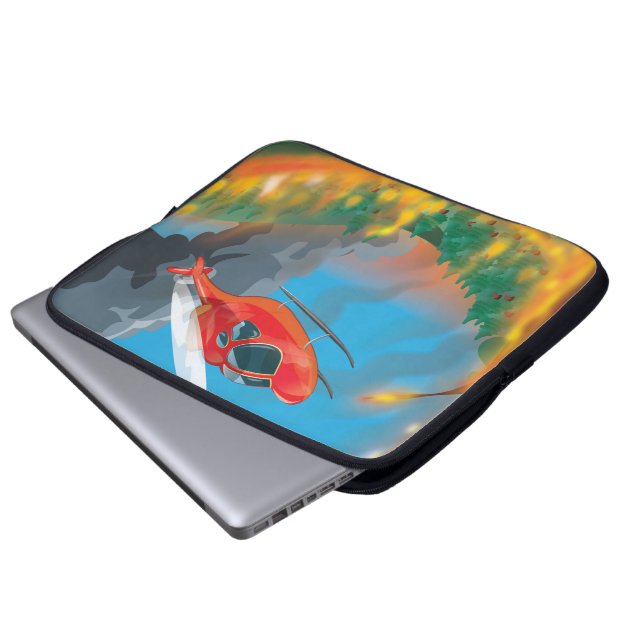 Räddningshelikopter Laptop Fodral (Framre botten)