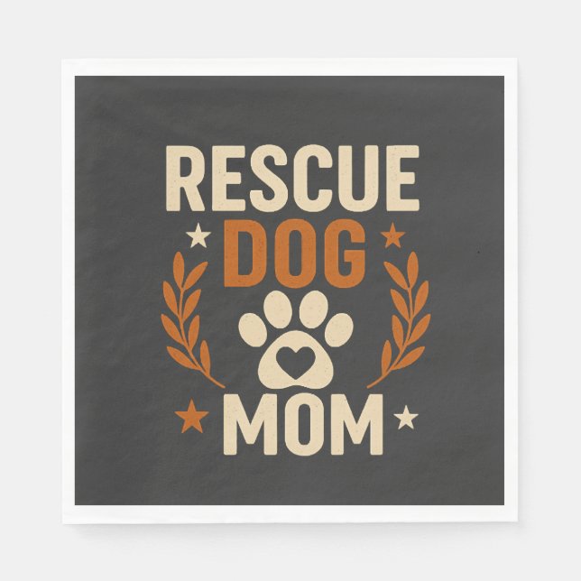 Räddningshund Mamma Pappersservett (Framsidan)