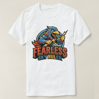 Räddningslös fallskärmshoppare med färgglatt falls t shirt