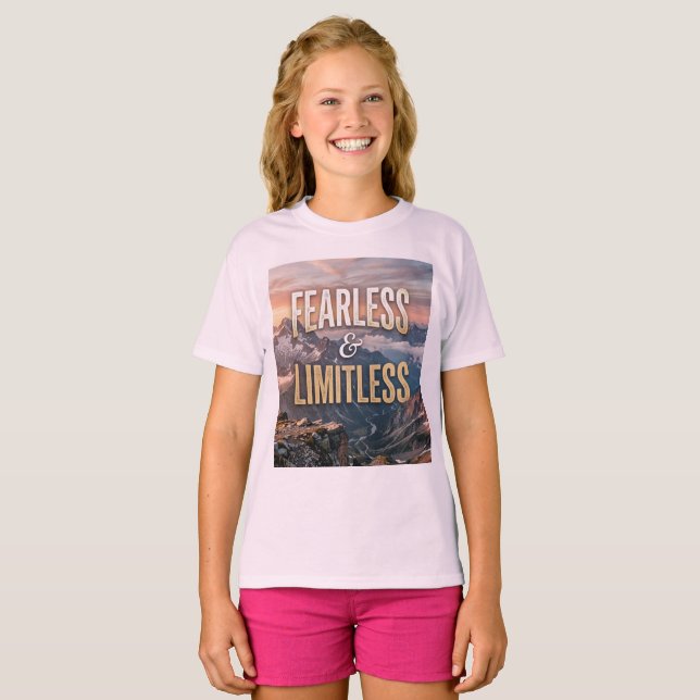 Räddningslös och Obegränsad T Shirt (Hel framsida)