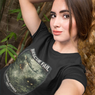 Räddningsmisslyckande Dam Svart T-Shirt