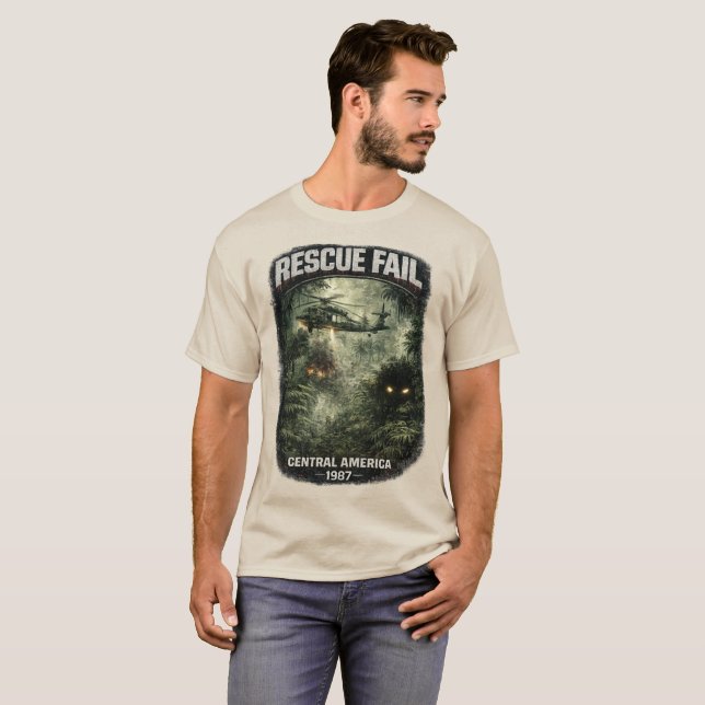 Räddningsmisslyckande Herrar Värde T-Shirt (Hel framsida)