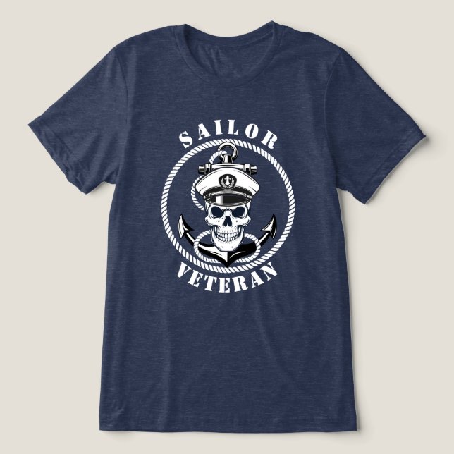Räddningsveteran Maritim Sök och Räddning T Shirt (Design Framsida)