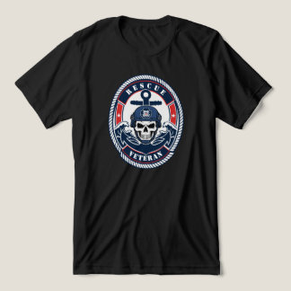 Räddningsveteran Maritim Sök och Räddning T Shirt