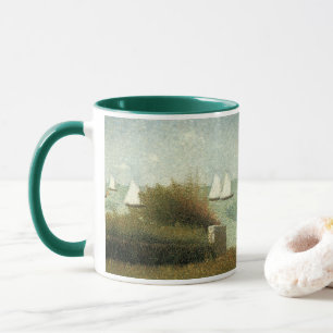 Rade de Grandcamp av Georges Seurat, Vintage Art Mugg
