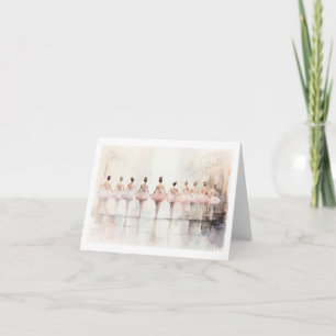 Raden Ballerinas Dancing BLANK Kort