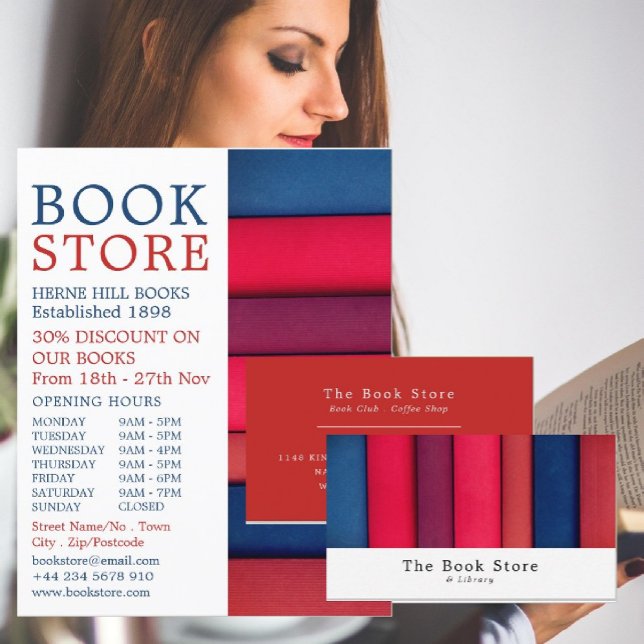 Raden Bokar, Bok Store-reklam Reklamblad (Skapare uppladdad)