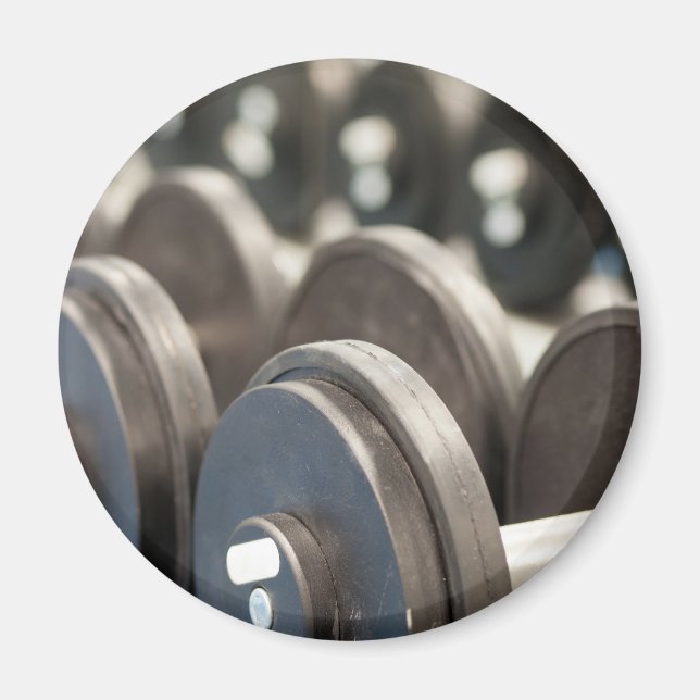 Raden Dumbbells Closeup Magnet (Framsidan)