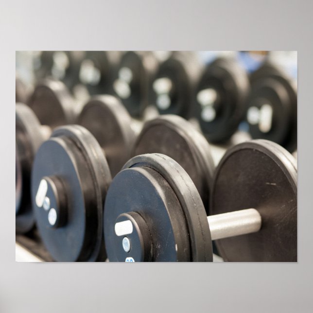 Raden Dumbbells Closeup Poster (Framsidan)