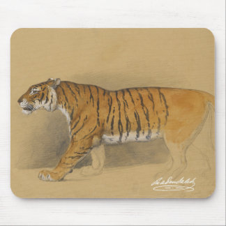 Raden Saleh® Mouse Pad 'Walking Javanese Tiger' Musmatta