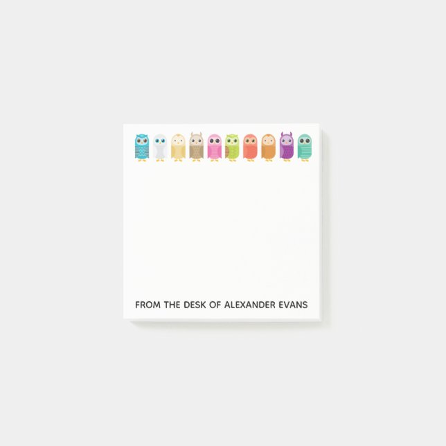 Raden Ugglor Post-it Block (Framsida)