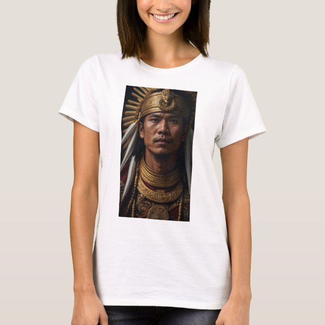 Raden Wijaya: Far som grundade Majapahit T Shirt (Framsida)