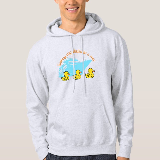 Rader av ankor hoodie (Framsida)