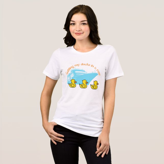 Rader av ankor t shirt (Framsida Full)