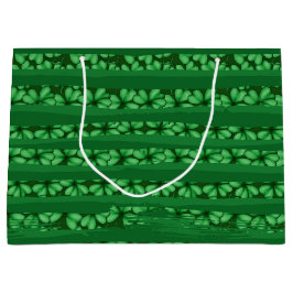 RADER AV GRÖNT, RIBBON OCH IRLÄNDSKA SKAMROCKER