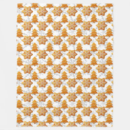 RADER FÖR SNÖFLINGOR & JULGRAN COOKIES FLEECEFILT