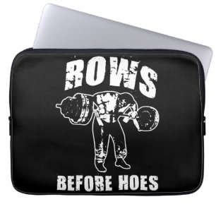 Rader före kåpa - Funny barbelledning Laptop Sleeve