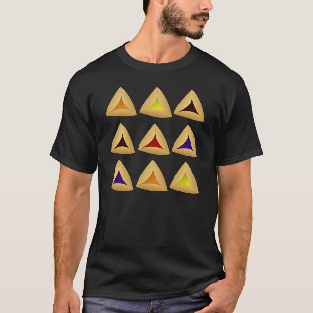 Rader i Hamentashen T-shirt (Framsida)