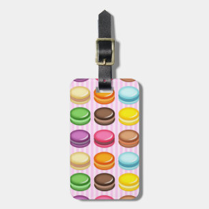 Rader i Macarons Bagagebricka